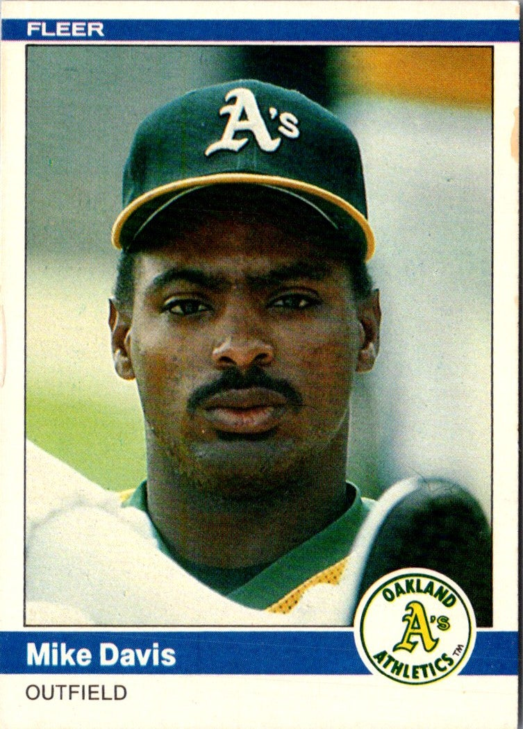 1984 Fleer Mike Davis
