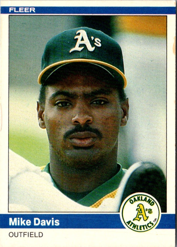 1984 Fleer Mike Davis #443