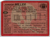 1983 Topps Junior Miller #23