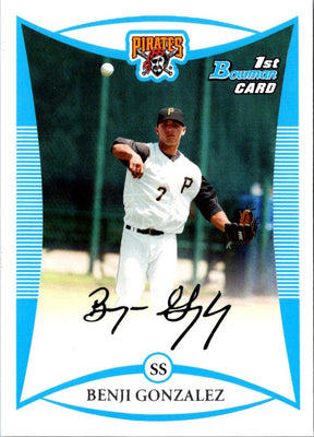 2008 Bowman Draft Picks & Prospects Chrome Benji Gonzalez #BDPP17