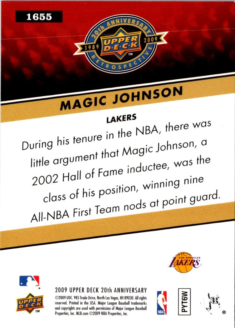 2008 Upper Deck Goudey Sport Royalty Autographs Magic Johnson