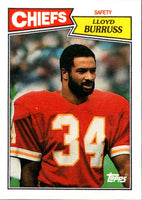 1987 Topps Lloyd Burruss #170 Rookie
