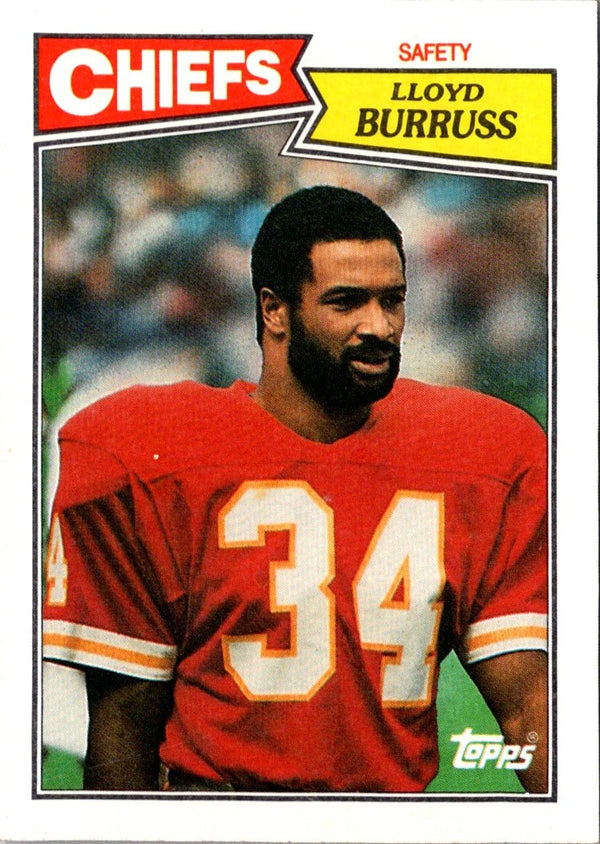 1987 Topps Lloyd Burruss #170 Rookie