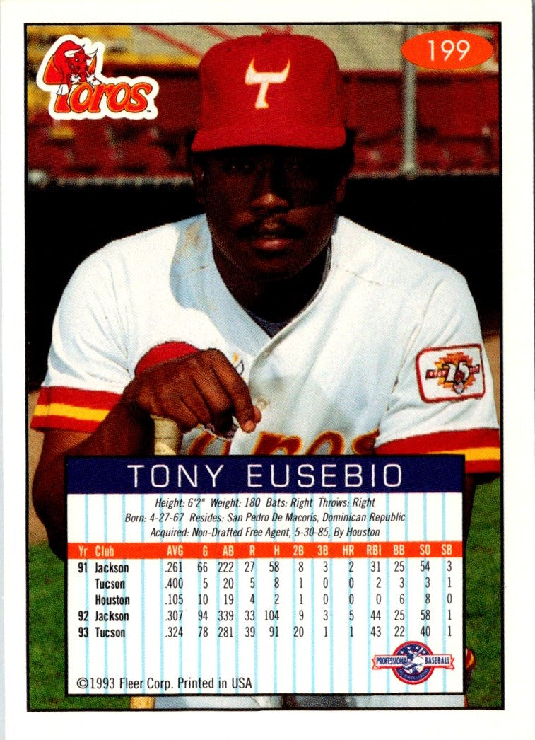 1993 Fleer Excel Tony Eusebio