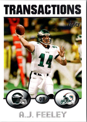 2004 Topps A.J. Feeley #278
