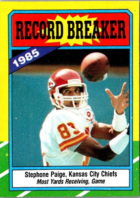 1986 Topps Stephone Paige #6 EX-MT