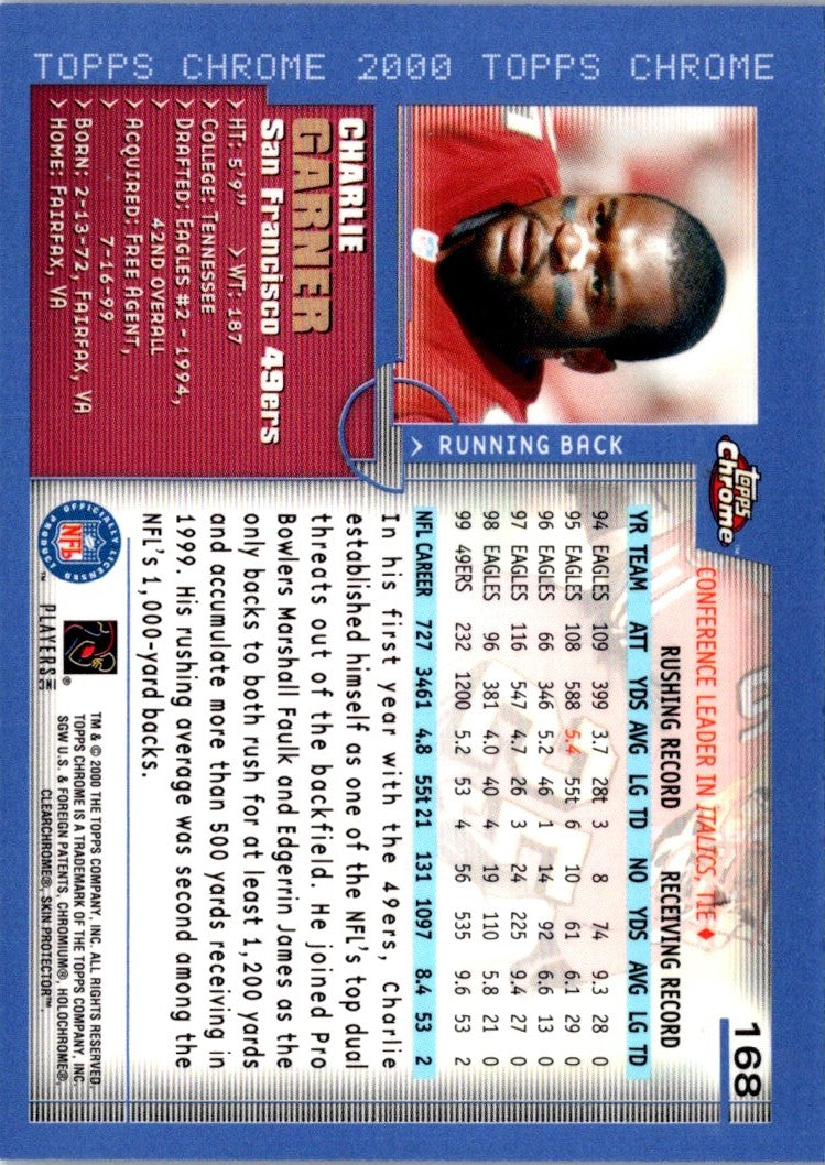 2000 Topps Chrome Charlie Garner