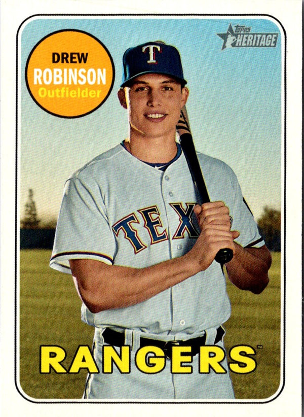 2018 Topps Heritage Drew Robinson #678