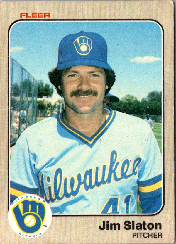 1983 Fleer Jim Slaton #46