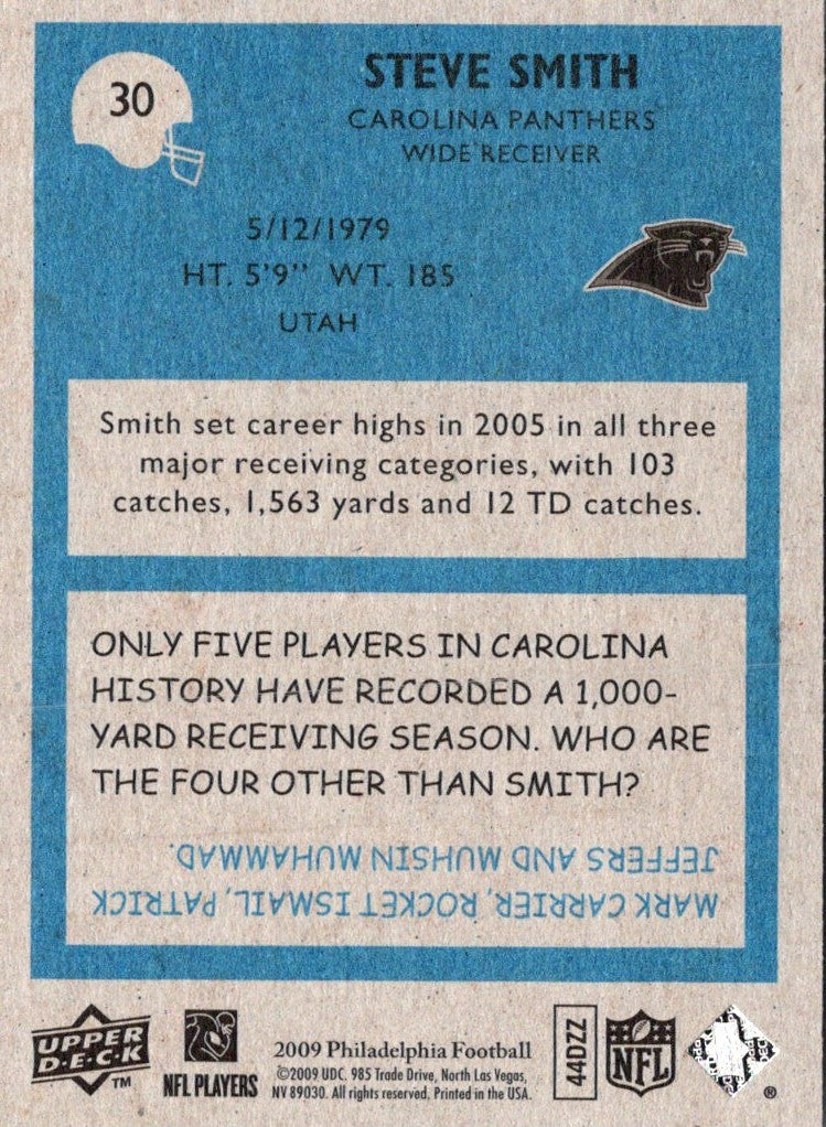 2009 Upper Deck Steve Smith