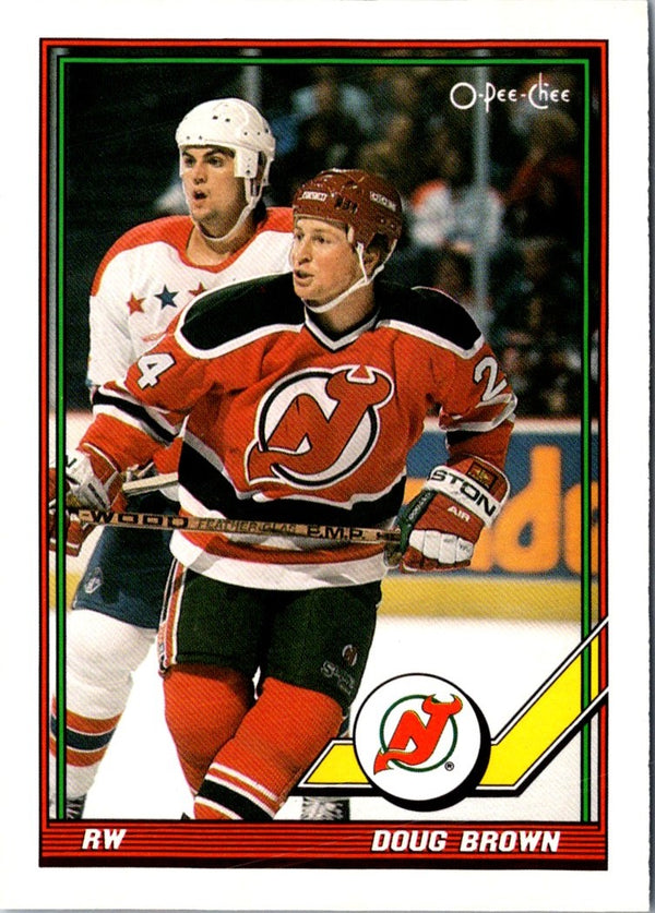 1991 O-Pee-Chee Doug Brown #42