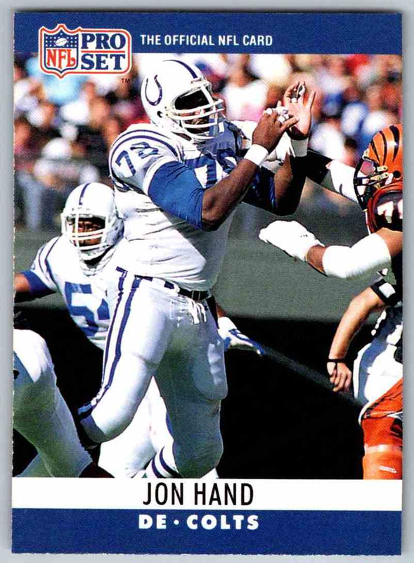 1990 Pro Set Jon Hand #132