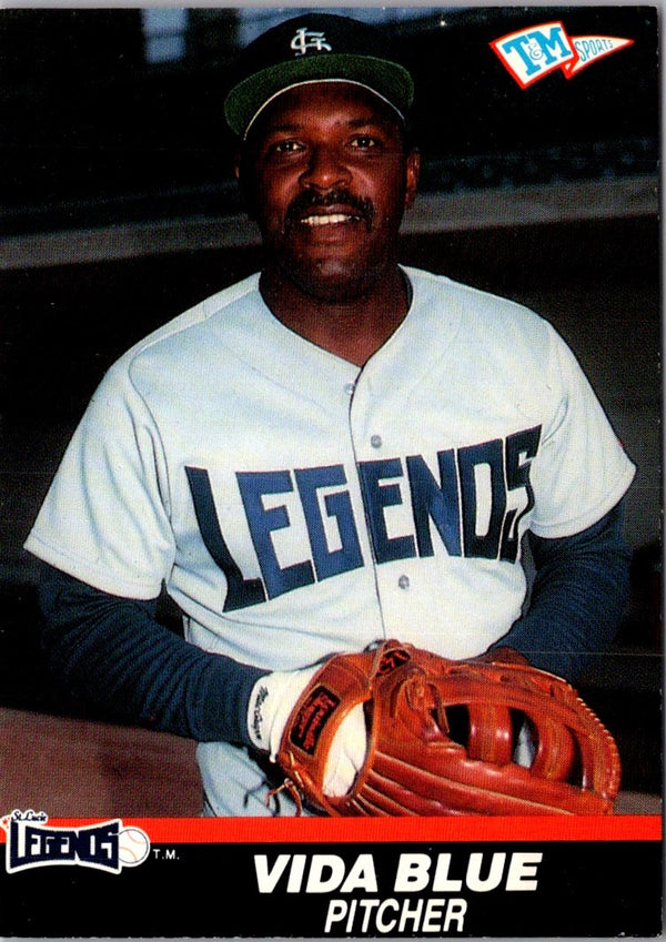 1989 T&M Senior League Vida Blue #9