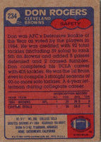 1985 Topps Don Rogers #234 Rookie