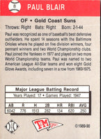 1989 T&M Senior League Paul Blair #8