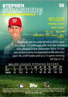 2016 Stadium Club Stephen Strasburg #55