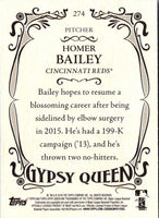 2016 Topps Gypsy Queen Homer Bailey #274