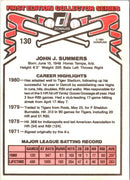 1981 Donruss Champ Summers