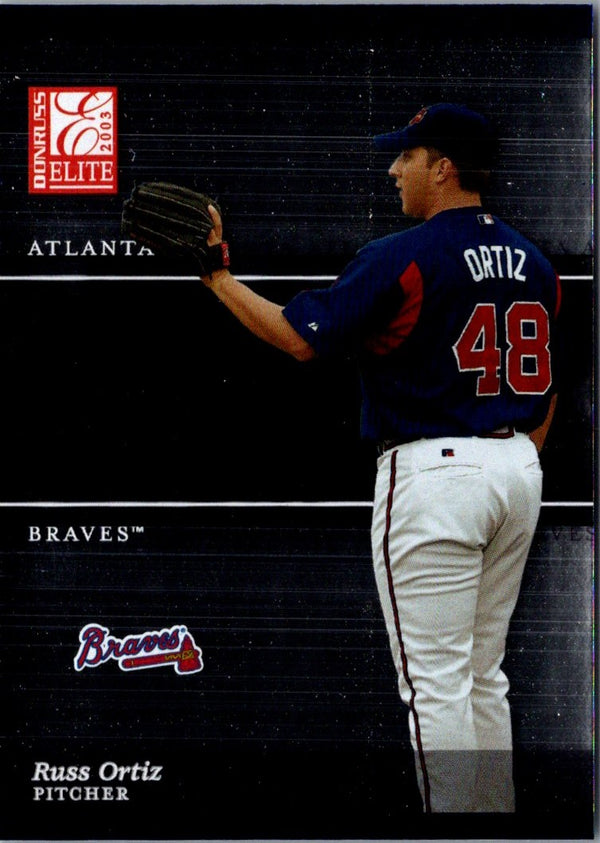 2003 Donruss Elite Russ Ortiz #163