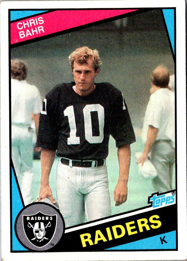 1984 Topps Chris Bahr #102