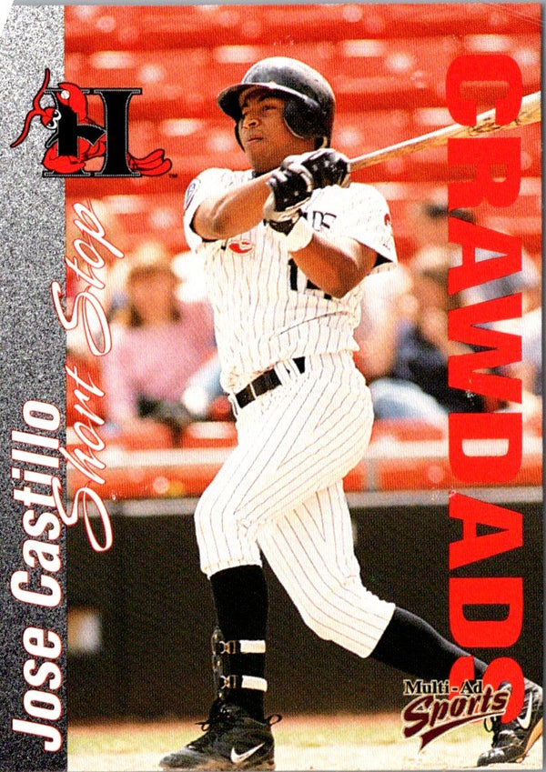 2000 Multi-Ad Hickory Crawdads Update Jose Castillo #11