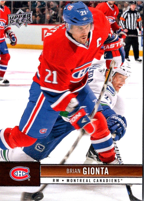 2012 Upper Deck Brian Gionta #94