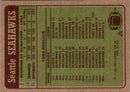 1984 Topps Seattle Seahawks