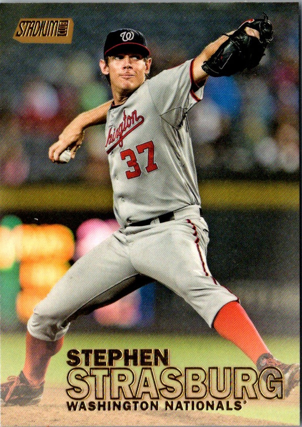 2016 Stadium Club Stephen Strasburg #55