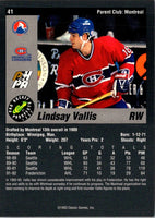 1993 Classic Pro Prospects Lindsay Vallis #41