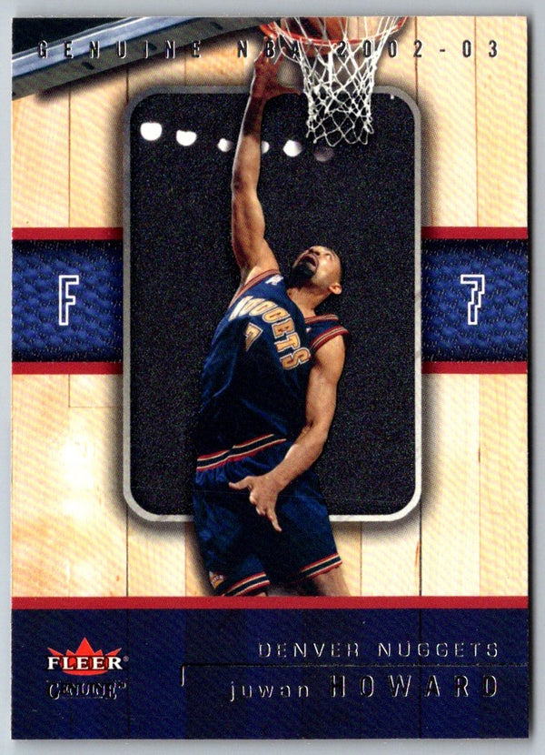 2002 Fleer Genuine Juwan Howard #40