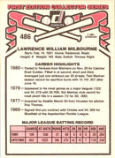 1981 Donruss Larry Milbourne