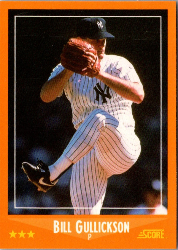 1988 Score Bill Gullickson #585