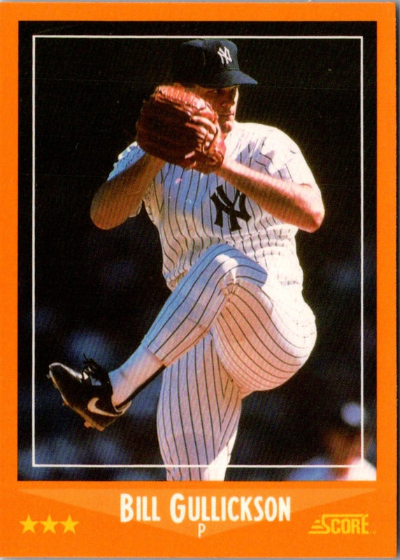 1988 Score Bill Gullickson #585