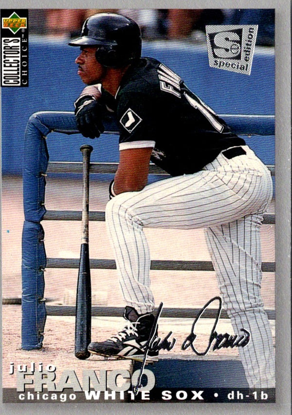 1995 Collector's Choice SE Silver Signature Julio Franco #231