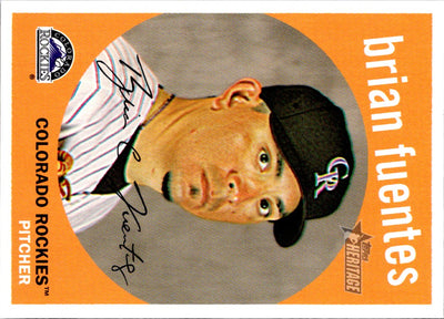 2008 Topps Heritage Brian Fuentes #22