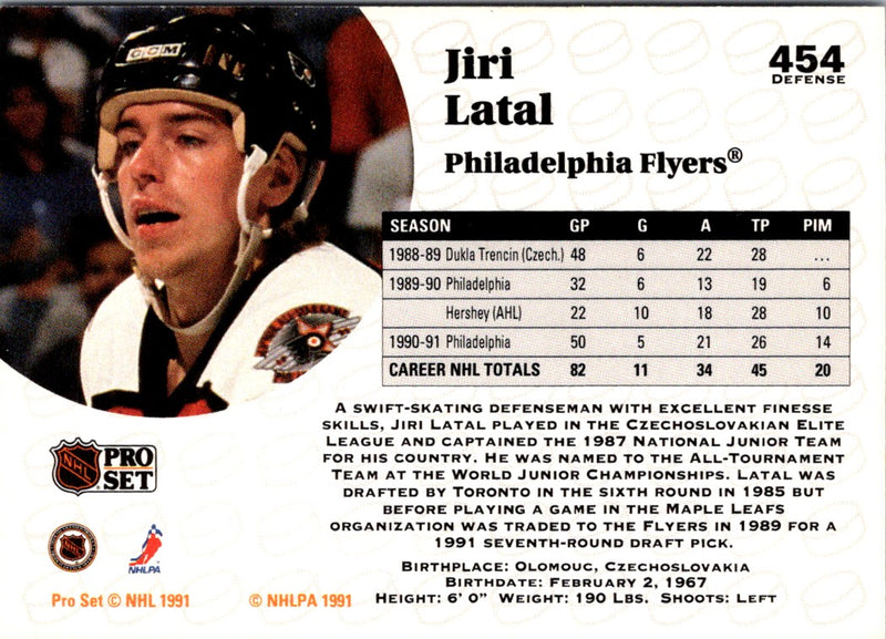 1991 Pro Set Jiri Latal