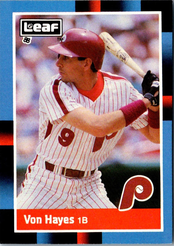 1988 Leaf Von Hayes #197