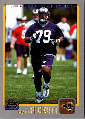 2001 Topps Ryan Pickett #339 Rookie