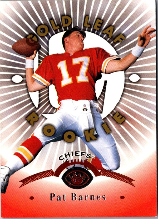 1997 Leaf Pat Barnes #170 Rookie
