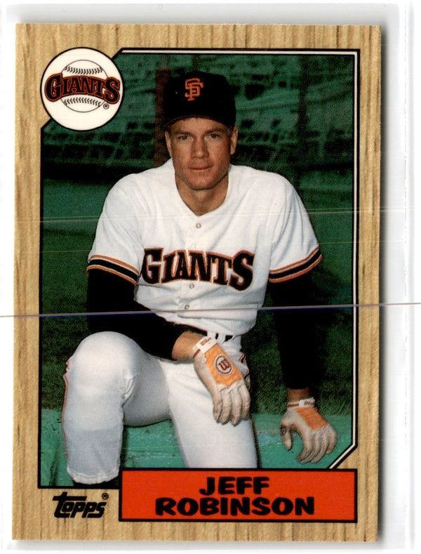 1987 Topps Tiffany Jeff Robinson #389