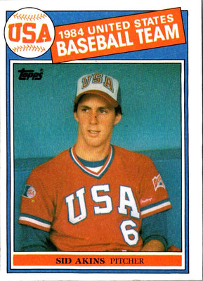 1985 Topps Sid Akins #390 Rookie