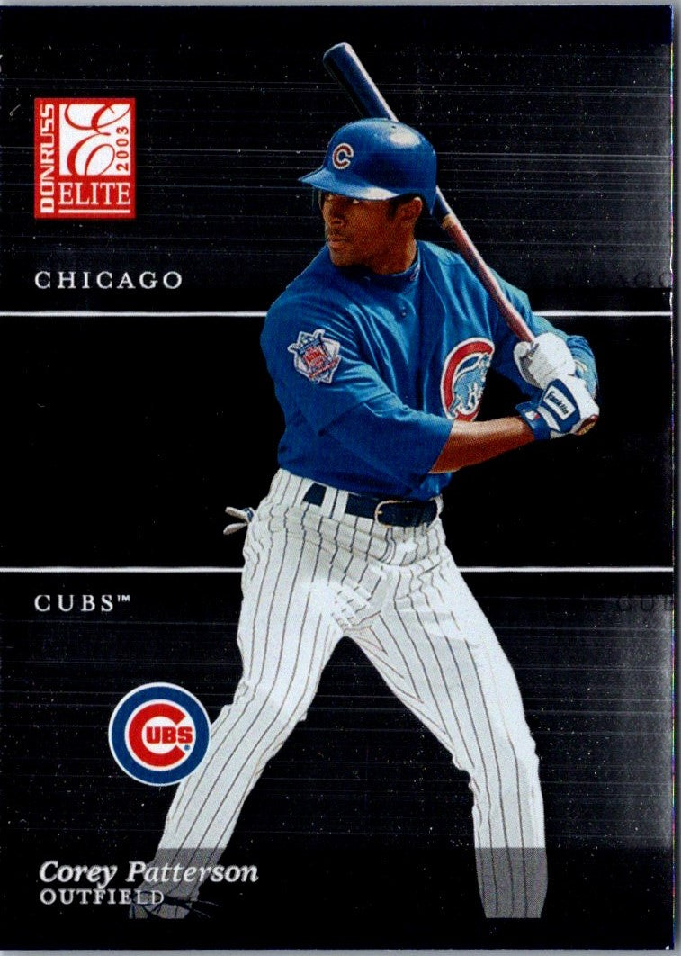 2003 Donruss Elite Corey Patterson