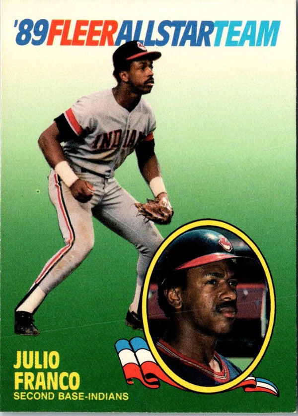 1989 Fleer All-Stars Julio Franco #5