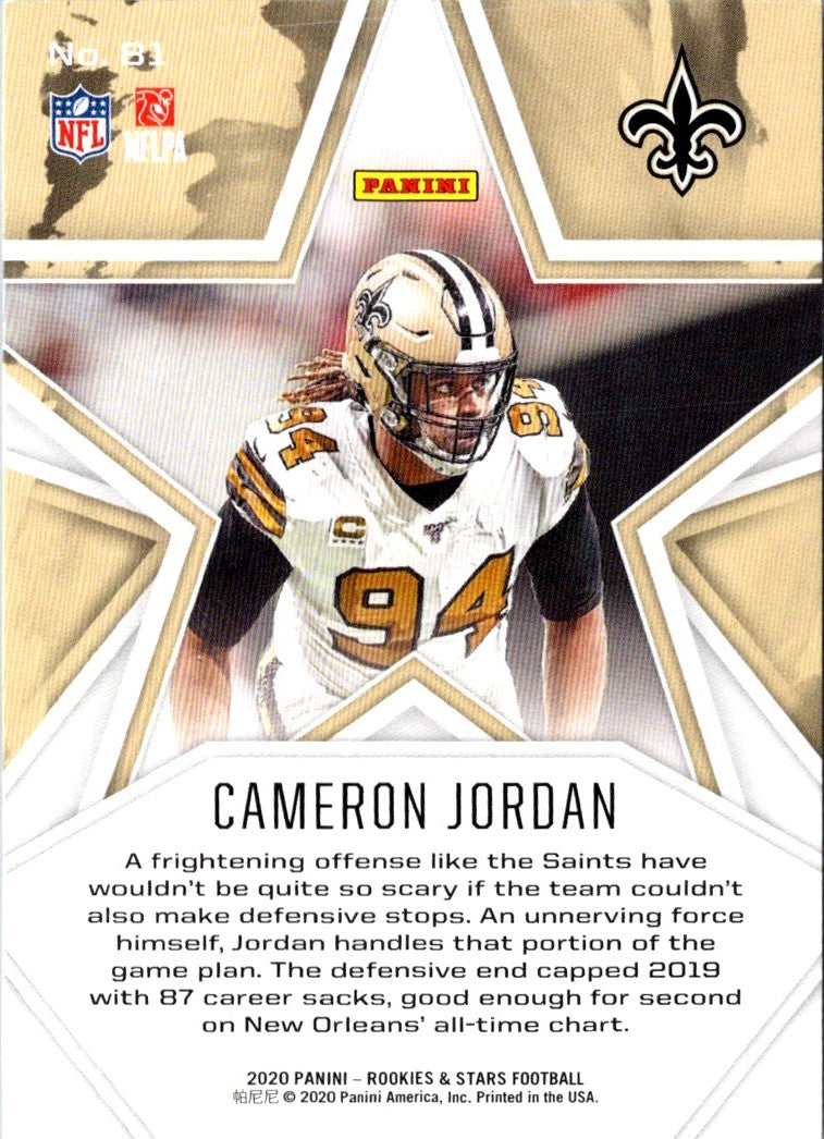 2020 Panini Cameron Jordan #