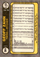 1981 Fleer Geoff Zahn #564