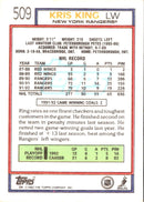 1992 Topps Kris King