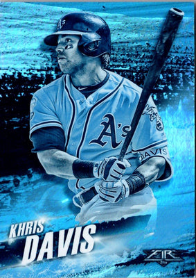 2018 Topps Fire Hot Starts Blue Chip Khris Davis #HS-4