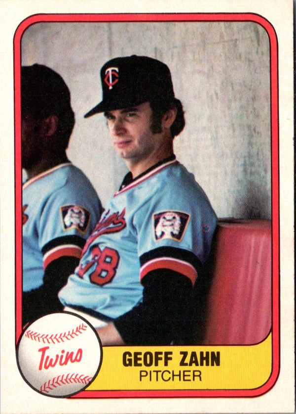 1981 Fleer Geoff Zahn #564