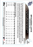 2022 Topps Opening Day Brandon Lowe #12
