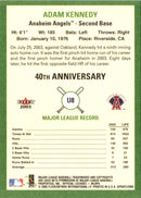 2003 Fleer Tradition Update Adam Kennedy